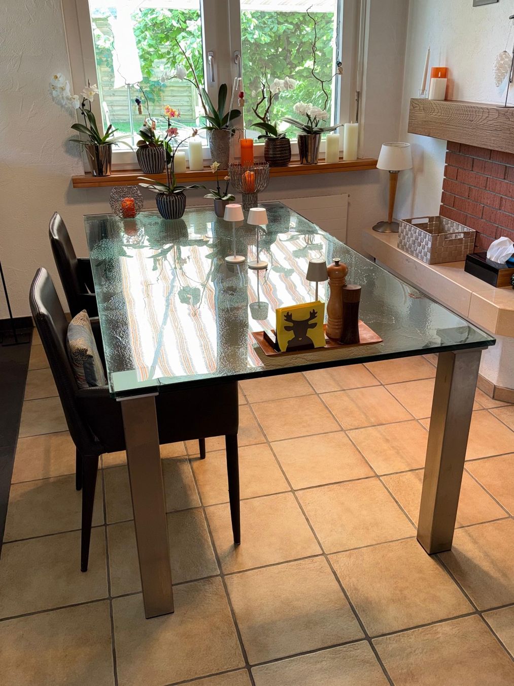 Pfister Tavoli: Massiver Glastisch 190x100 cm – Usato da Uetliburg SG venduto da wirbi98 1