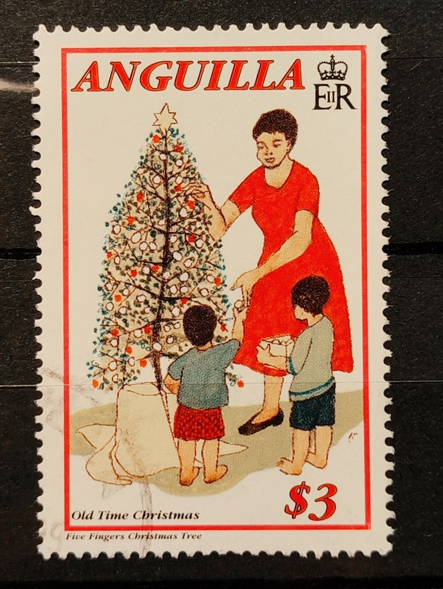 Alle Briefmarken: Briefmarke Anguilla 1993 Christmas – Gebraucht aus Lenzburg von Dani_Lenzburg 1