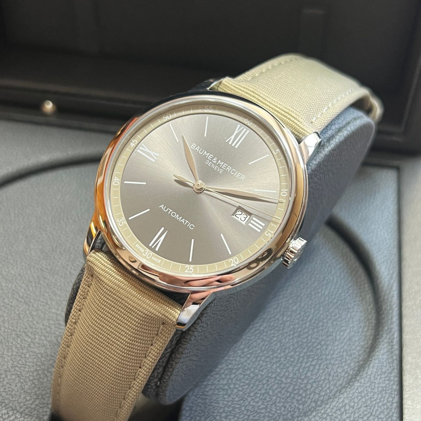 Baume & Mercier Orologi: Baume & Mercier Classima Automatic Date Full Set M0A10695 – Usato da Carouge GE venduto da Watchaser 8