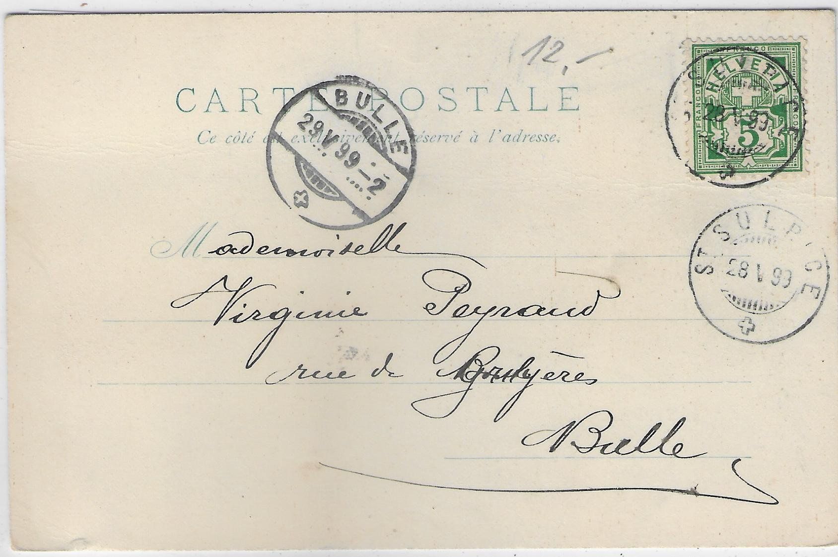 Cartes postales: Dichter Lord Byron - Newstead Abbey - Litho – D'occasion à Ettingen par Kartenplanet 1