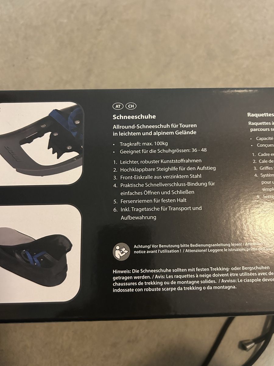 Scarpe da uomo: Inoc Schneeschuhe blau – Nuovo e nell'imballaggio originale da Aeschlen ob Gunten venduto da Maensch 1