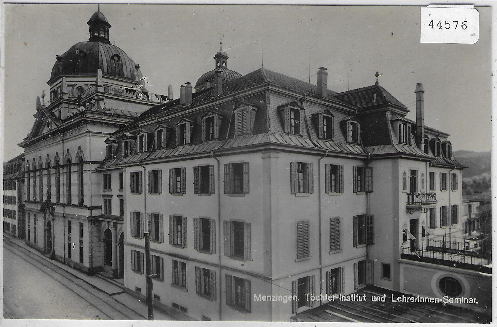 Cartoline postali: Menzingen - Töchterinstitut und Lehrerinnen-Seminar – Usato da Ettingen venduto da Kartenplanet