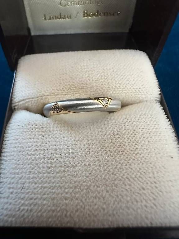 Ringe: Exklusiver 950 Platinring mit Diamanten – Neu (gemäss Beschreibung) aus Beringen von Sternli650 3