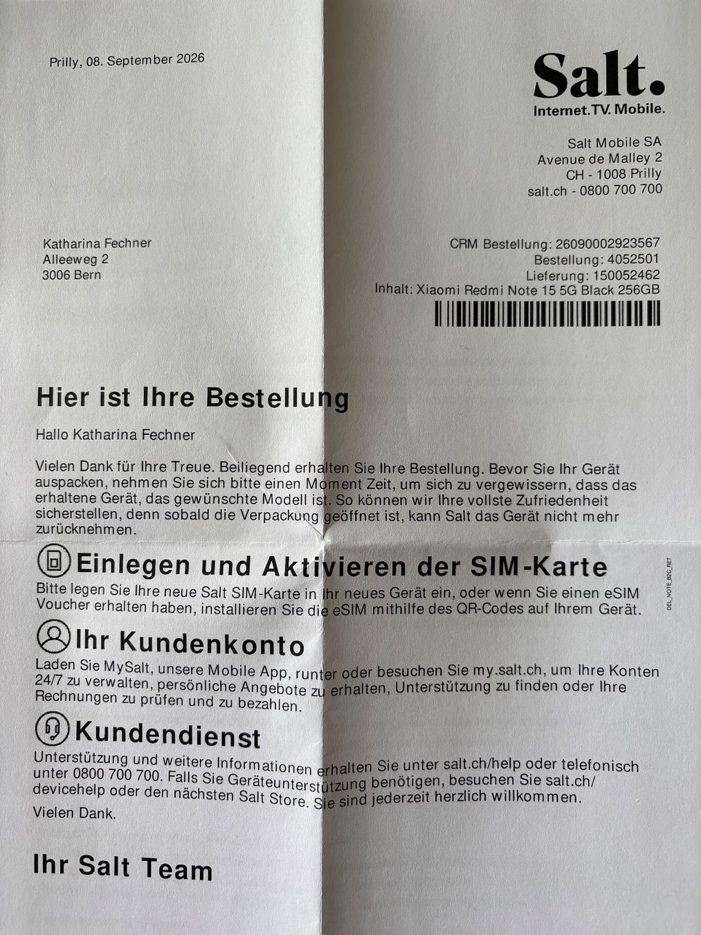 Xiaomi Telefoni cellulari / Smartphones: Xiaomi Redmi Note 15 - NEU! – Nuovo e nell'imballaggio originale da Bern venduto da feckat 6