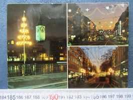 ZÜRICH WEIHNACHTSBELEUCHTUNGEN LIMMATQUAI LÖWENSTRASSE USW
