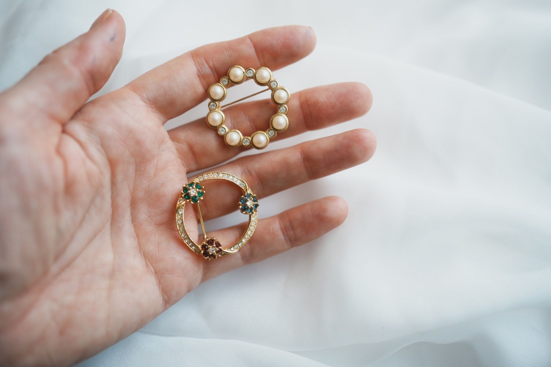 Spille & Fermagli: Vintage Brosche Set 2 Stück – Usato da Volketswil venduto da HeredisAntiques 2