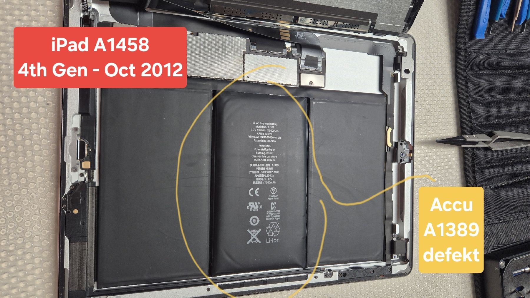 Apple Tablet PC: iPad A1458 – Defekt aus Winterthur von Activ-since-2006 1