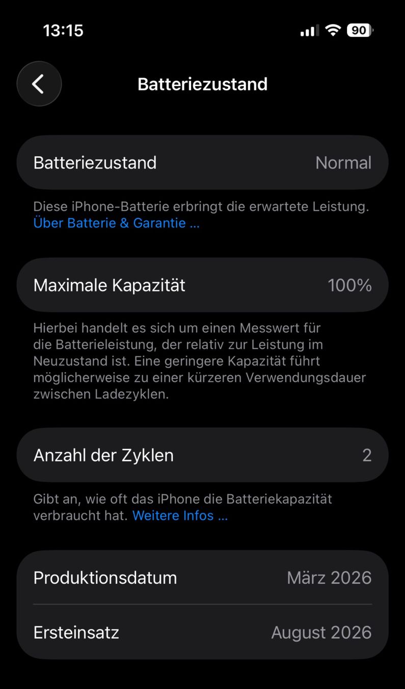 Apple Handys / Smartphones: Apple iPhone 15 128 GB, Black, noch neu – Neu (gemäss Beschreibung) aus Affoltern am Albis von Sspiridon 7