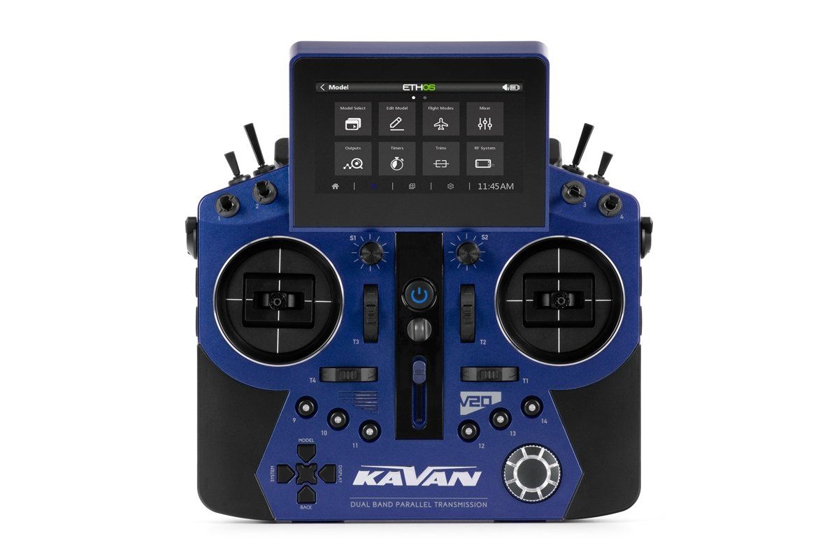 Telecomando: KAVAN V20 - Blau, 24-Kanal Einzelsender – Nuovo e nell'imballaggio originale da Balsthal venduto da Jetline