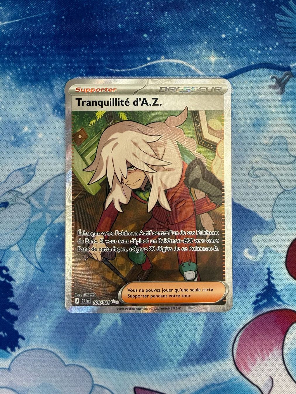 Pokémon Carte collezionabili: Tranquillité d'A.Z. FA - CRI 106 FR – Nuovo (secondo la descrizione) da Courgenay venduto da ScamBoxOff