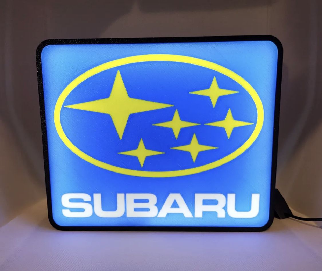 Lampade: Lampe LightBox LED Subaru – Nuovo (secondo la descrizione) da Noville venduto da Berlusconi55