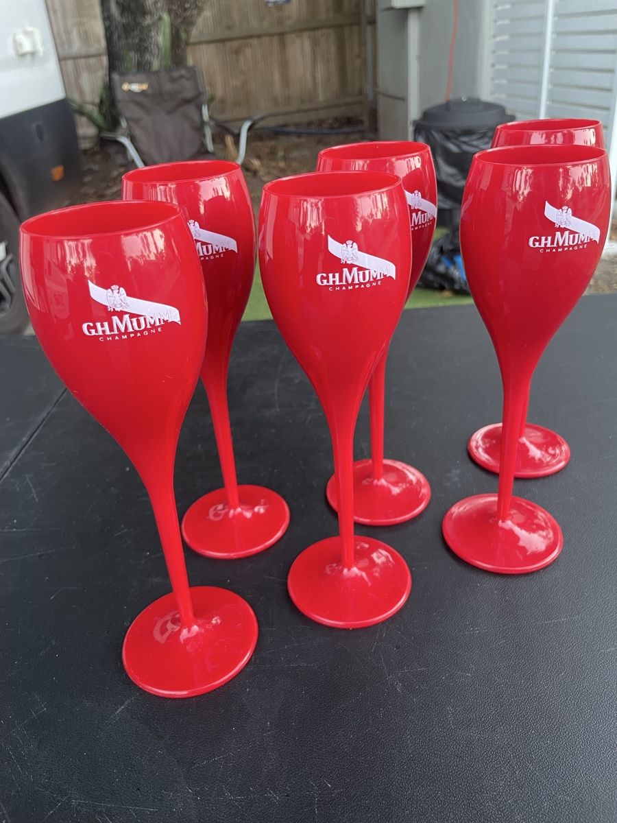 Verres: Set 6 flute champagne Mumm plastic – Neuf (Voir description) à Zürich par gabriel_128 2