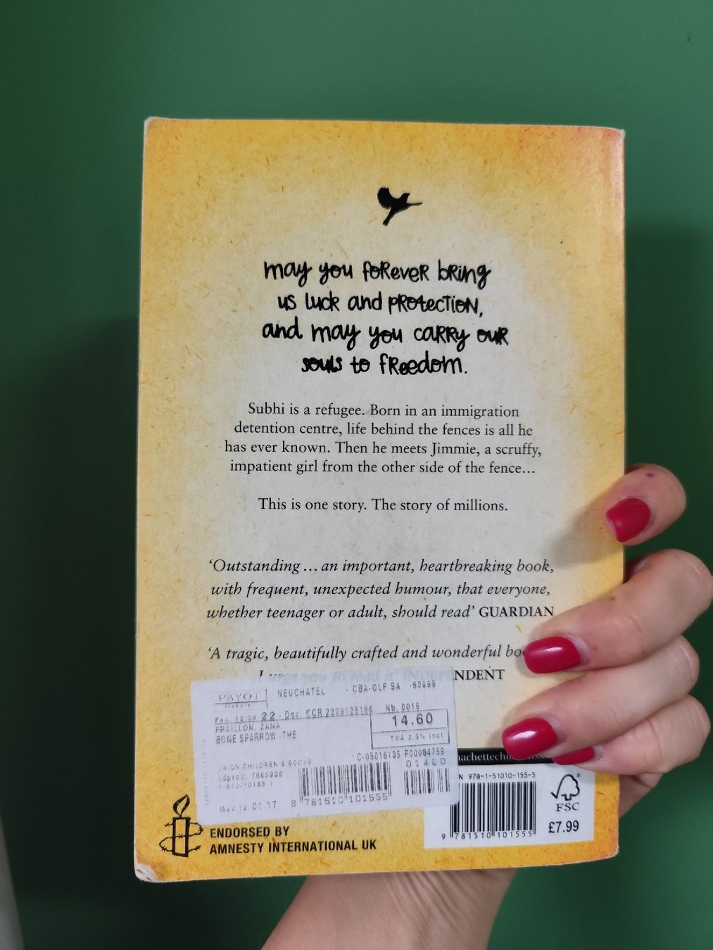 Libri: Fraillon The Bone Sparrow Book - Kids Summer Read – Usato da Mägenwil venduto da VintageGirly 2