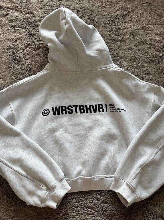Vestes: WRSTBHVR Zipper weissgrau – D'occasion à Kaltbrunn par lau_2hp8 1