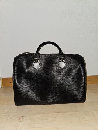 Louis Vuitton Speedy 30 Epi Leder Schwarz