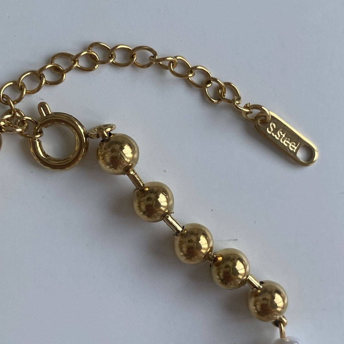 Bracciali & Braccialetti: 18KGP Goldene Perlen Armkette – Nuovo (secondo la descrizione) da Givisiez venduto da sgu_k58r 1