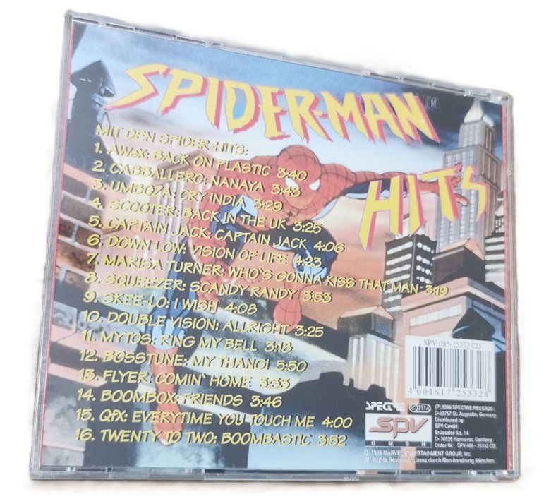 CD: Spider-Man Hits  (CD) – Usato da Wilen b. Wollerau venduto da morethanmusic 1