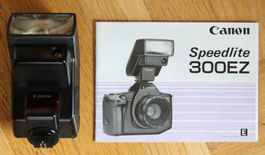 Canon Speedlite 300EZ inkl. Bedienungsanleitung