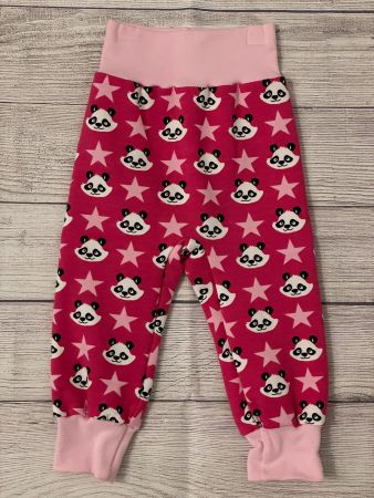 Fleece Pumphose Panda 80/86 Neu