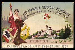 Pruntrut, Kantonales Musikfest 1908, Bli