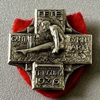 Insigne fête cant. de gymnastique Fribourg 1936
