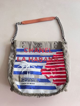Meisterstück CHANEL LA HABANA Canvas Hobo Bag NEU