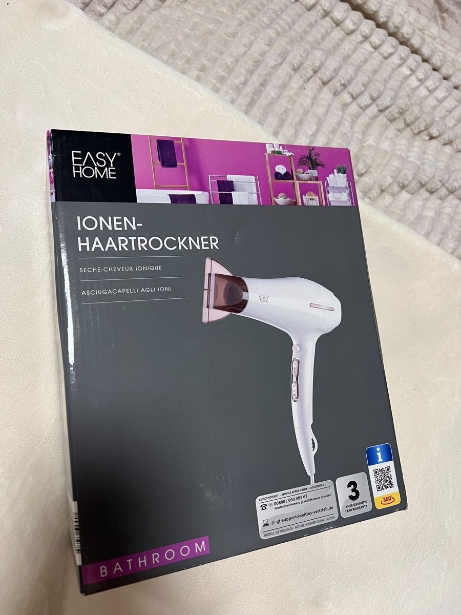 Föhn: Easy Home Ionen-Haartrockner – Gebraucht aus Hedingen von Juniswiss
