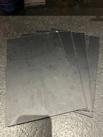 4x Acrylplatten 30x20cm, foliert, für Laser/Bastel
