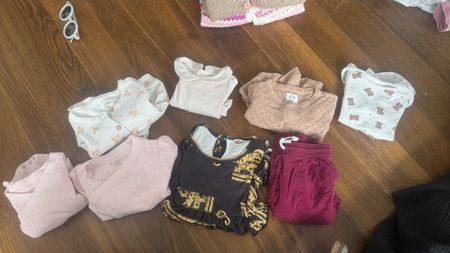 Mädchen Babykleider-Set Gr. 74 | 8-teilig | Top Zustan