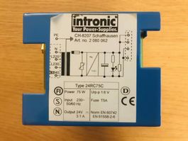 Einphasen - Netzteil ungeregelt, 220VAC / 24VDC Intronic