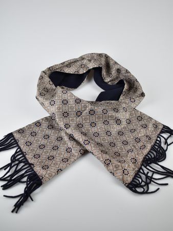Angelo Bosani Schal, Seide & Wolle, unisex