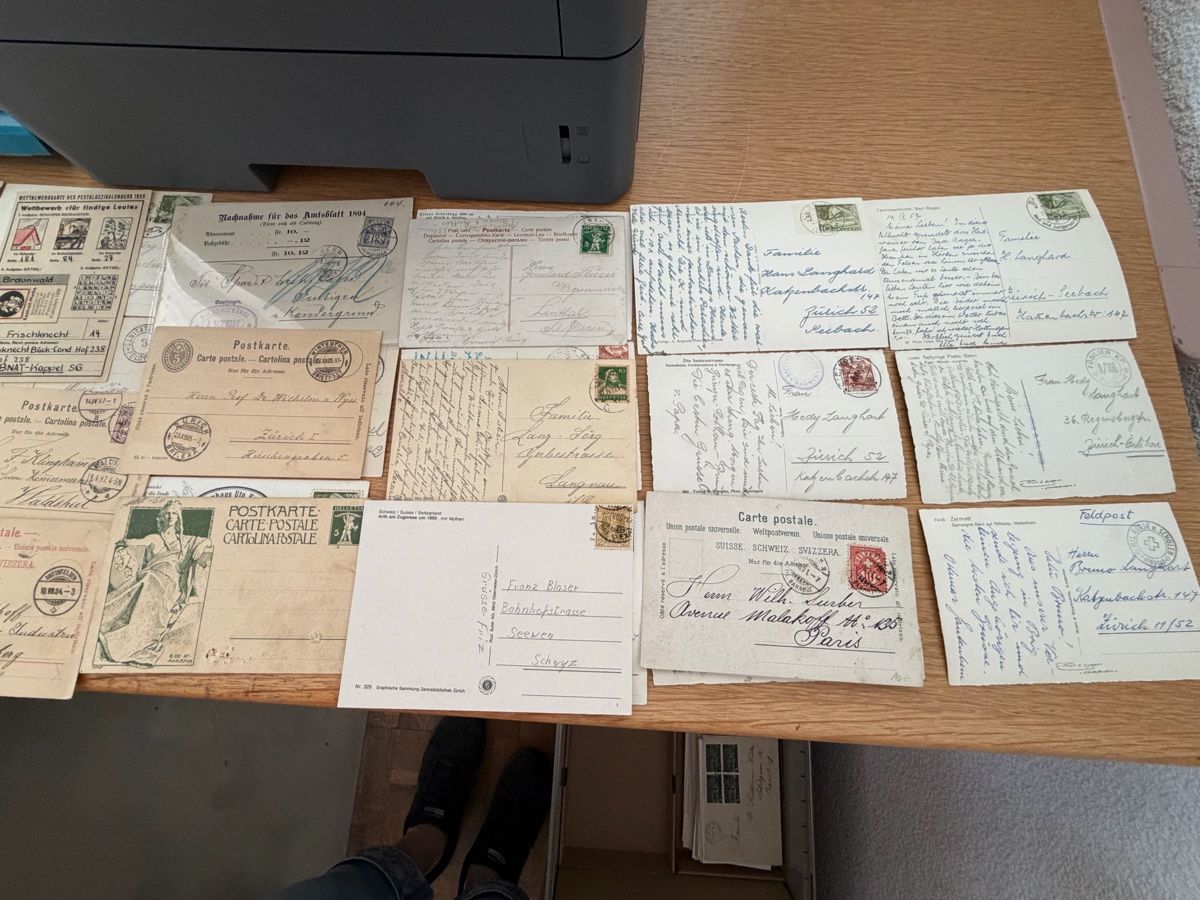 Ansichtskarten: 50 Ansichtskarten/Postkarten Schweiz ab Alt – Gebraucht aus Murgenthal von Tina_4055 6