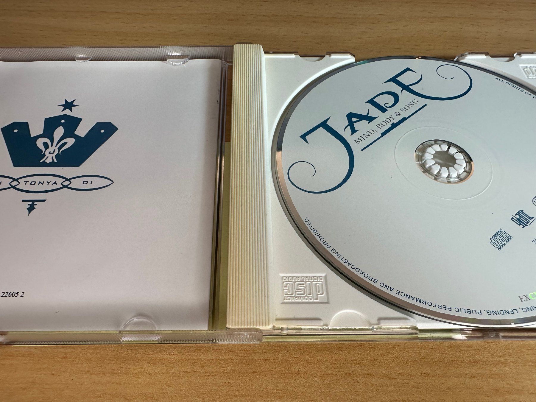 CD: Jade – Mind, Body & Song – Usato da Rikon im Tösstal venduto da Alpenmutz 2