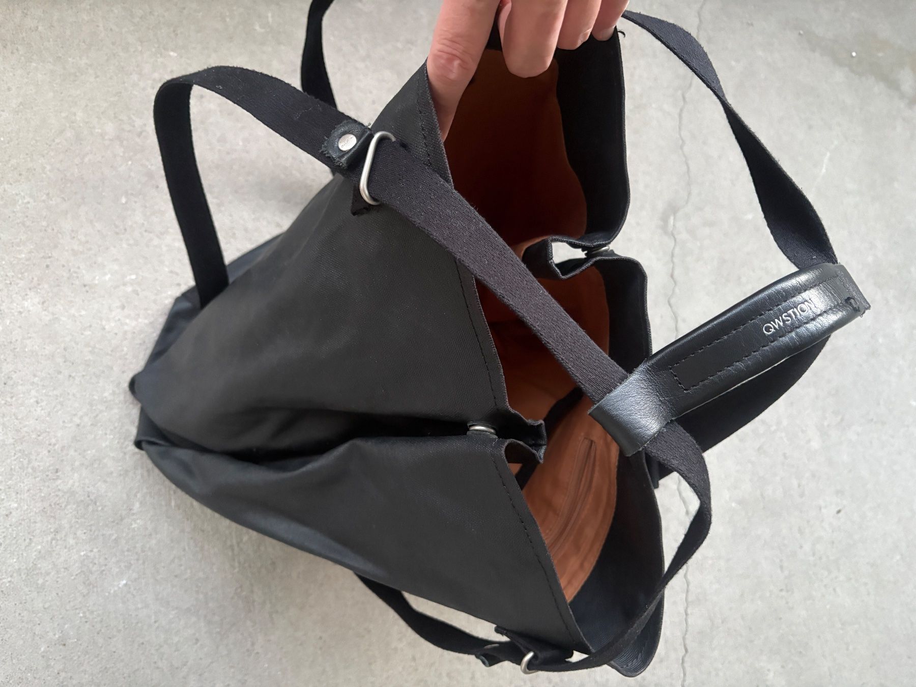 Qwstion Taschen: QWESTION Shopper - Organic Jet Black – Neu (gemäss Beschreibung) aus Zürich von selii 4