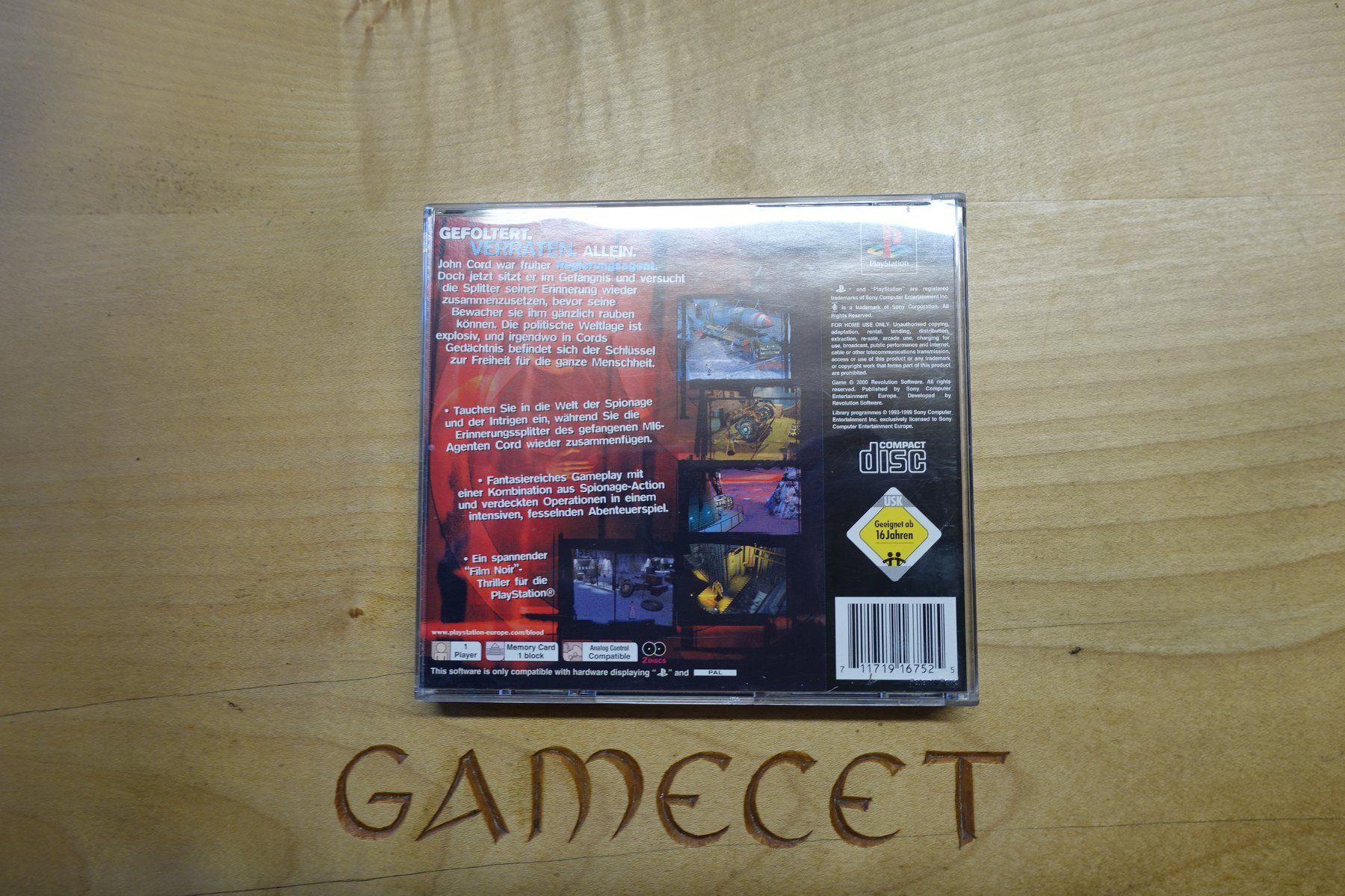 Sony Spiele: Cold Blood – Gebraucht aus Steinach von Gamecet 2