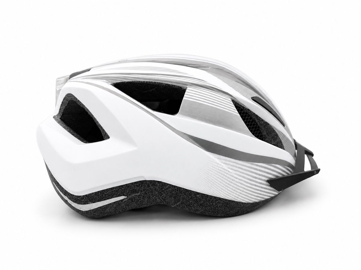 Caschi: Fahrradhelm mit LED Licht weiss Grösse  – Usato da Willisau venduto da aid_v56b 2