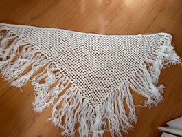 Stola/Schal weiss