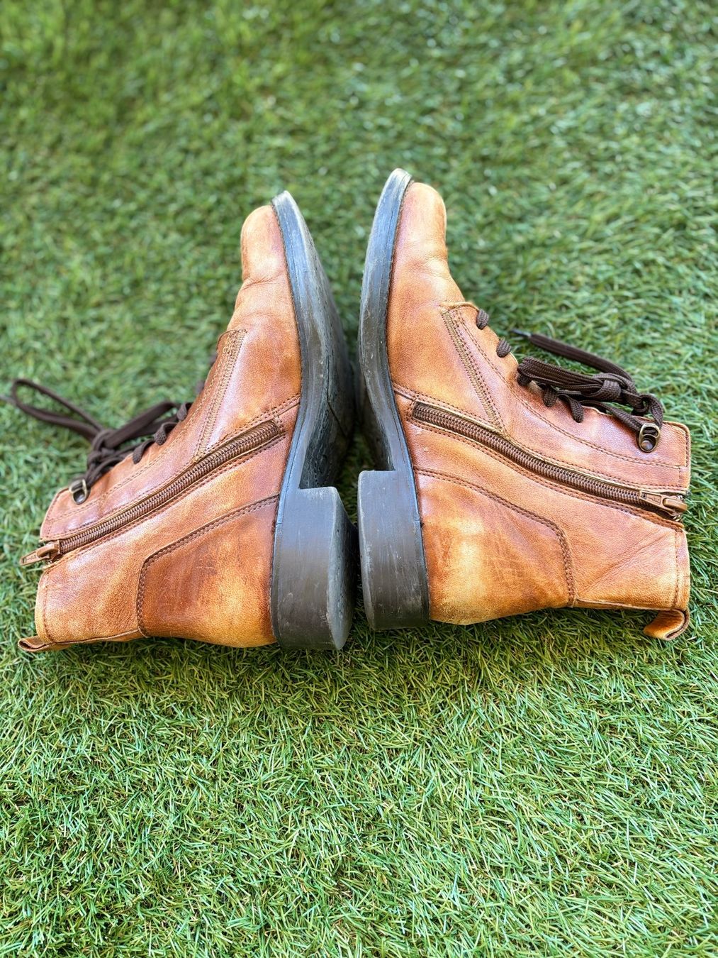 Bugatti Damenschuhe: Bottines Bugatti en cuir cognac – Gebraucht aus Cheseaux-Lausanne von Ya5te 4