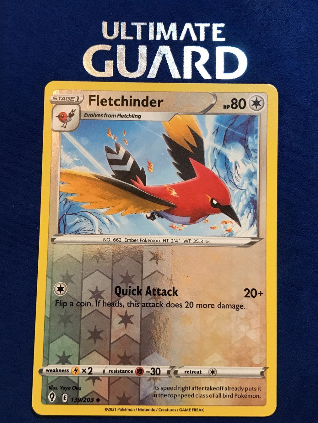 Pokémon Sammelbilder & Trading cards: Pokemon TCG - Fletchinder EN reverse Holo – Neu (gemäss Beschreibung) aus Lyss von DeaDiLuna