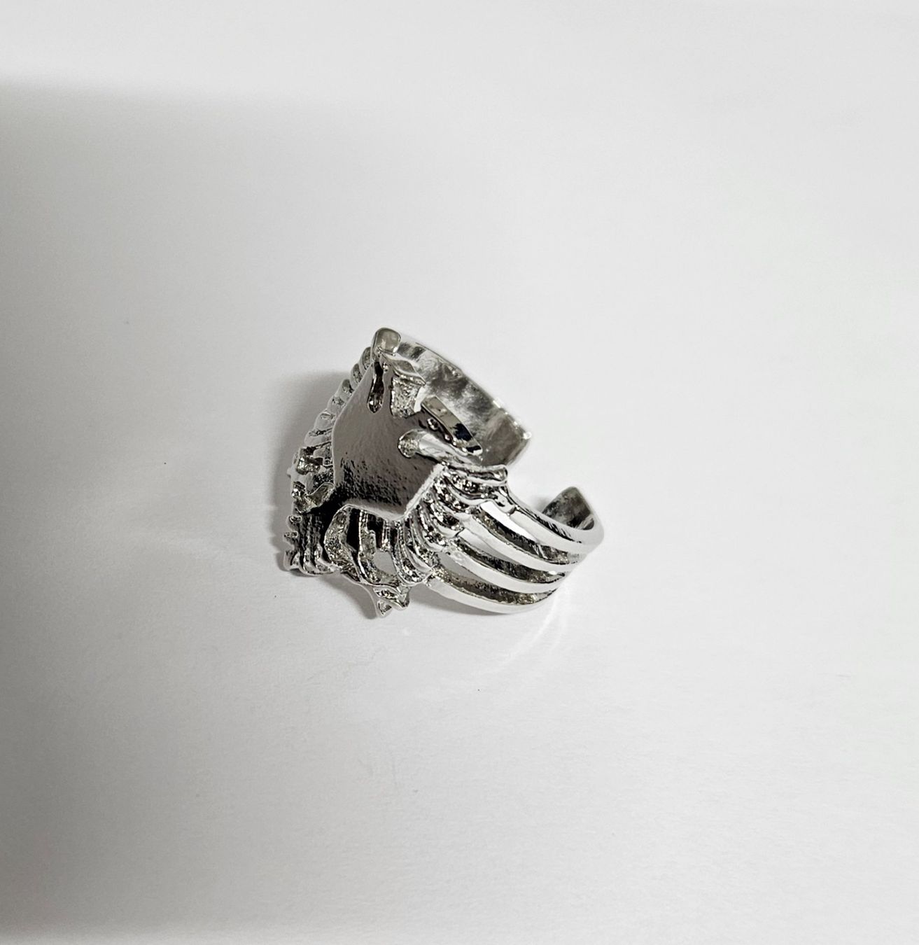 Ringe: Ring mit albanischem Adler chrom / silbrig – Neu und originalverpackt aus Kreuzlingen von RahMal 3