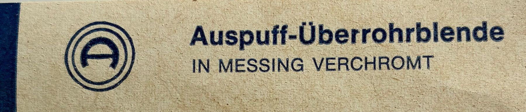 Sistemi di scarico: Auspuff Blenden  Chrom  Endrohr Oldtimer – Nuovo (secondo la descrizione) da Horw venduto da adler65 6