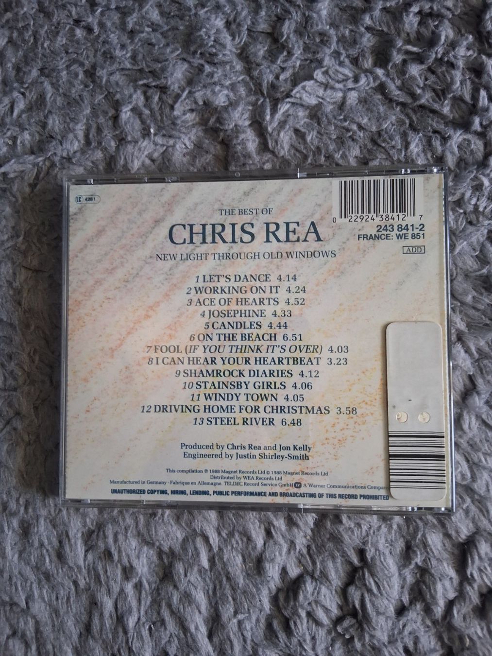 CDs: CHRIS REA    THE BEST OF      CD – Gebraucht aus Wetzikon ZH von Ramones01 1