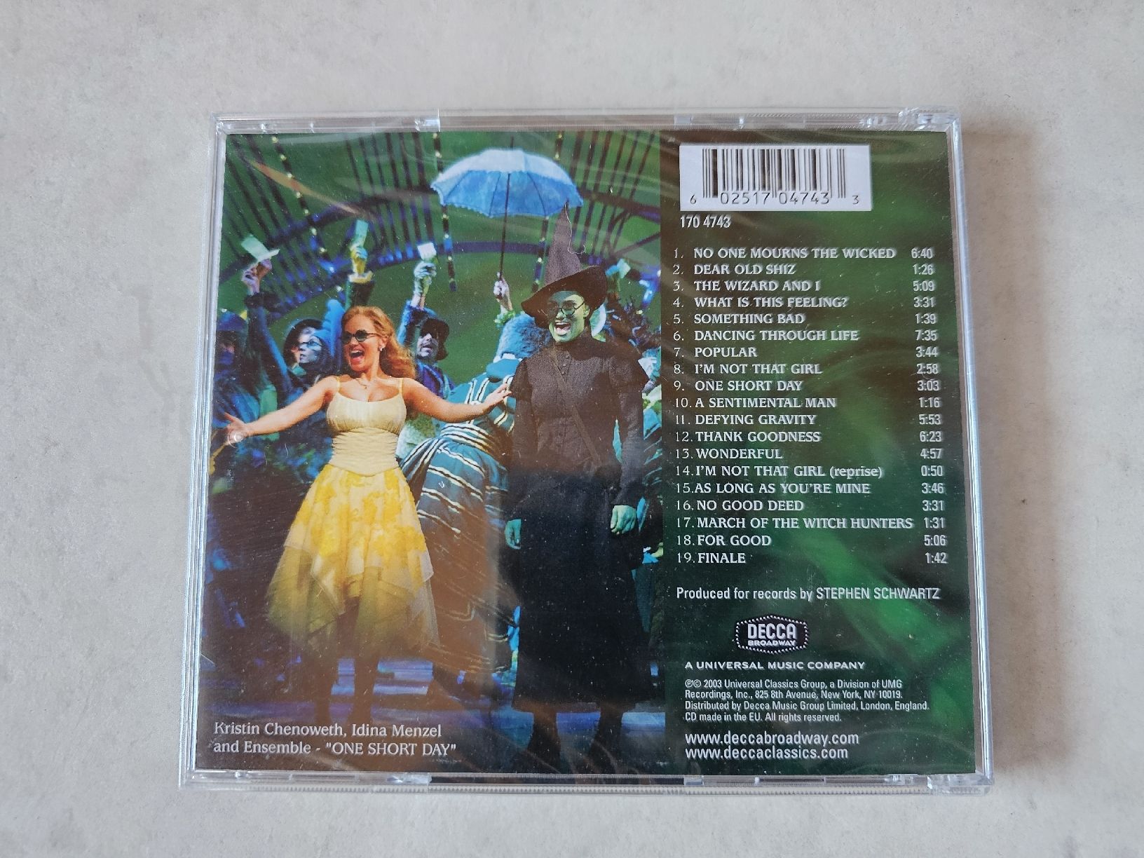 CD: Stephen Schwartz  -  Wicked  /  Fabrikneu – Nuovo e nell'imballaggio originale da Schneisingen venduto da backstore24 1