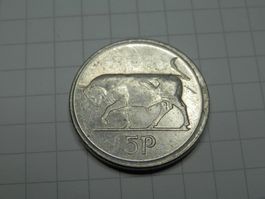 Irland  5 Pence, 1993