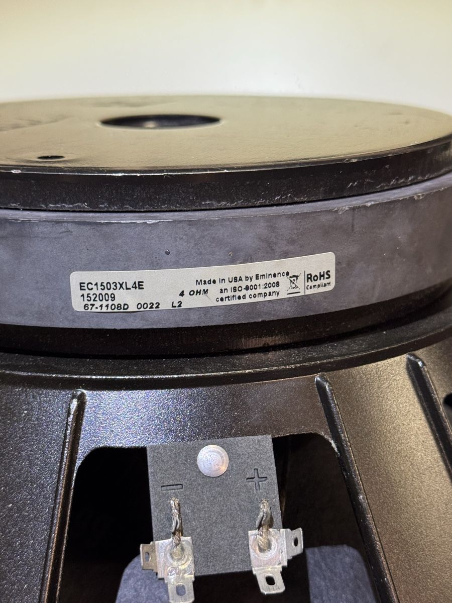 Casse acustiche: Haut parleur Eminence EC1503XL4e  – Usato da Crissier venduto da ale_cp75 2