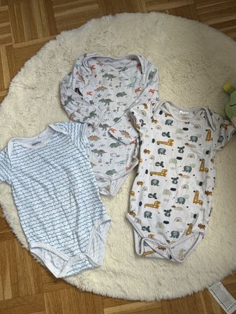 Lot de 3 bodies bébé manches longues, taille 86/92