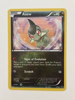 Carte Pokémon AXEW holo coffres des dragons 