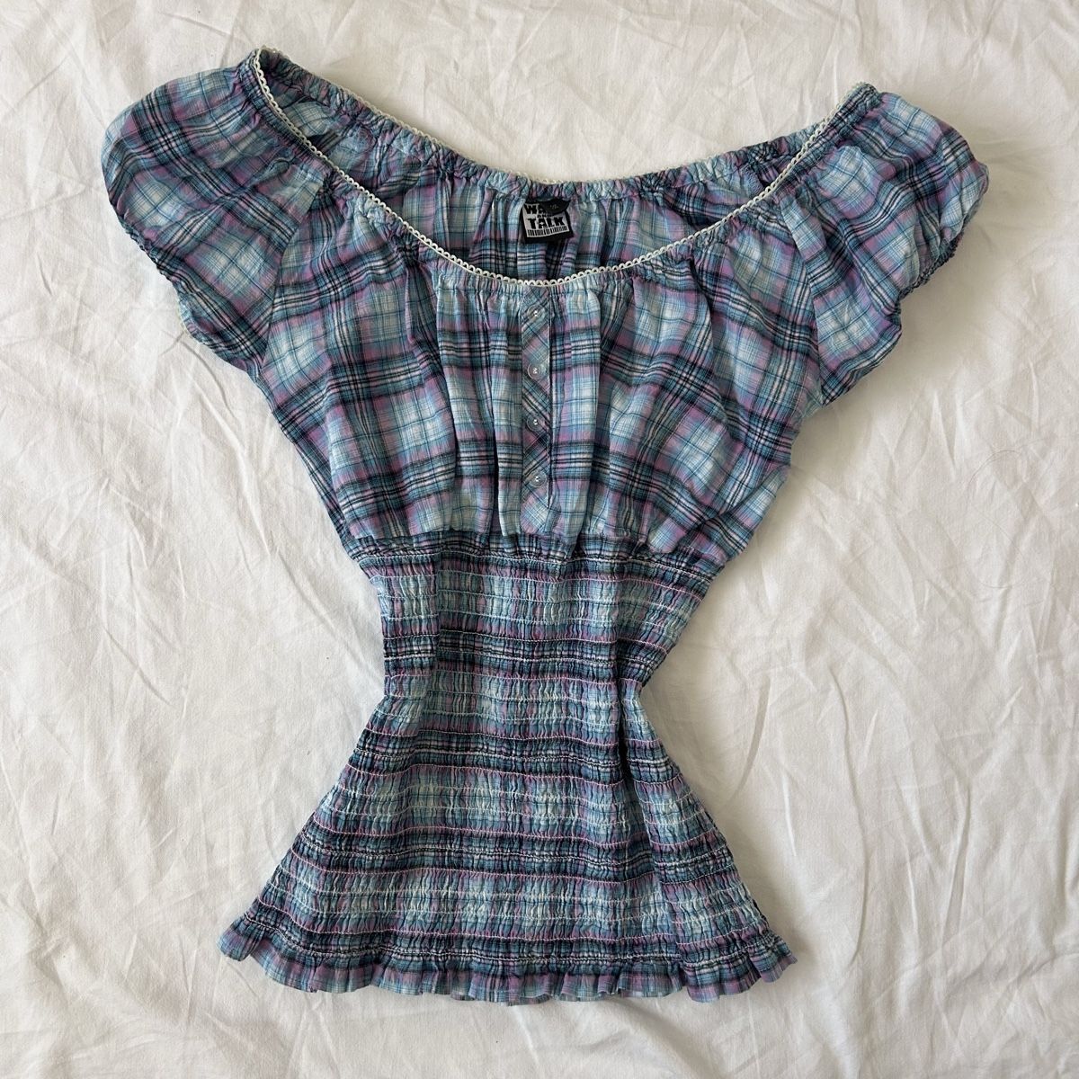 Top: Top vintage y2k S en coton  – Usato da Genève venduto da afterhoursarchive