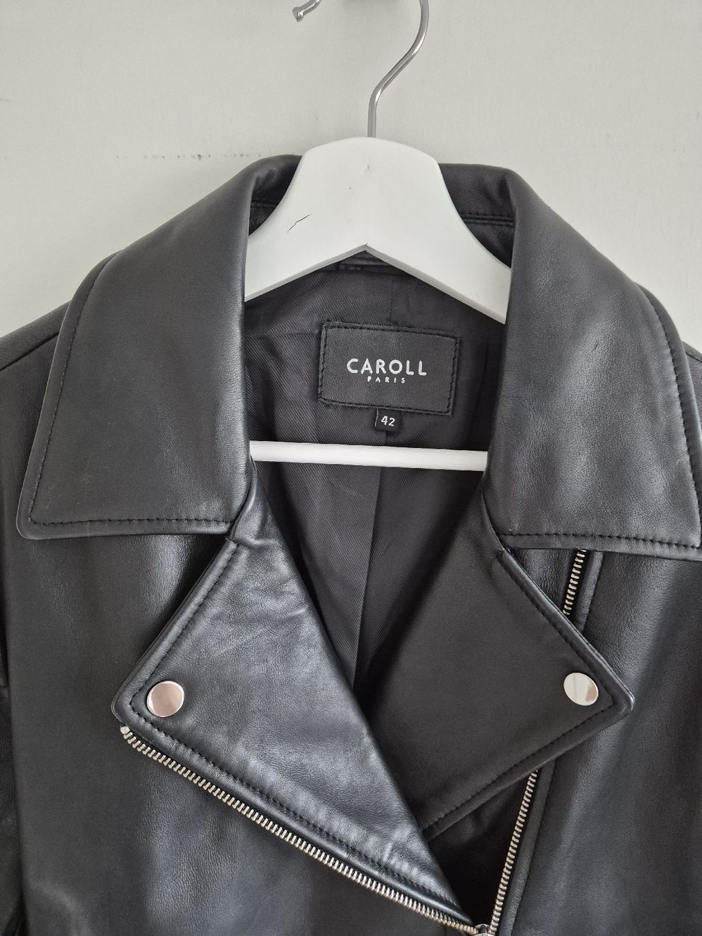 Caroll Giacche: Lederjacke Nappaleder Gr. 40 – Usato da Liebefeld venduto da dia_yv66 3