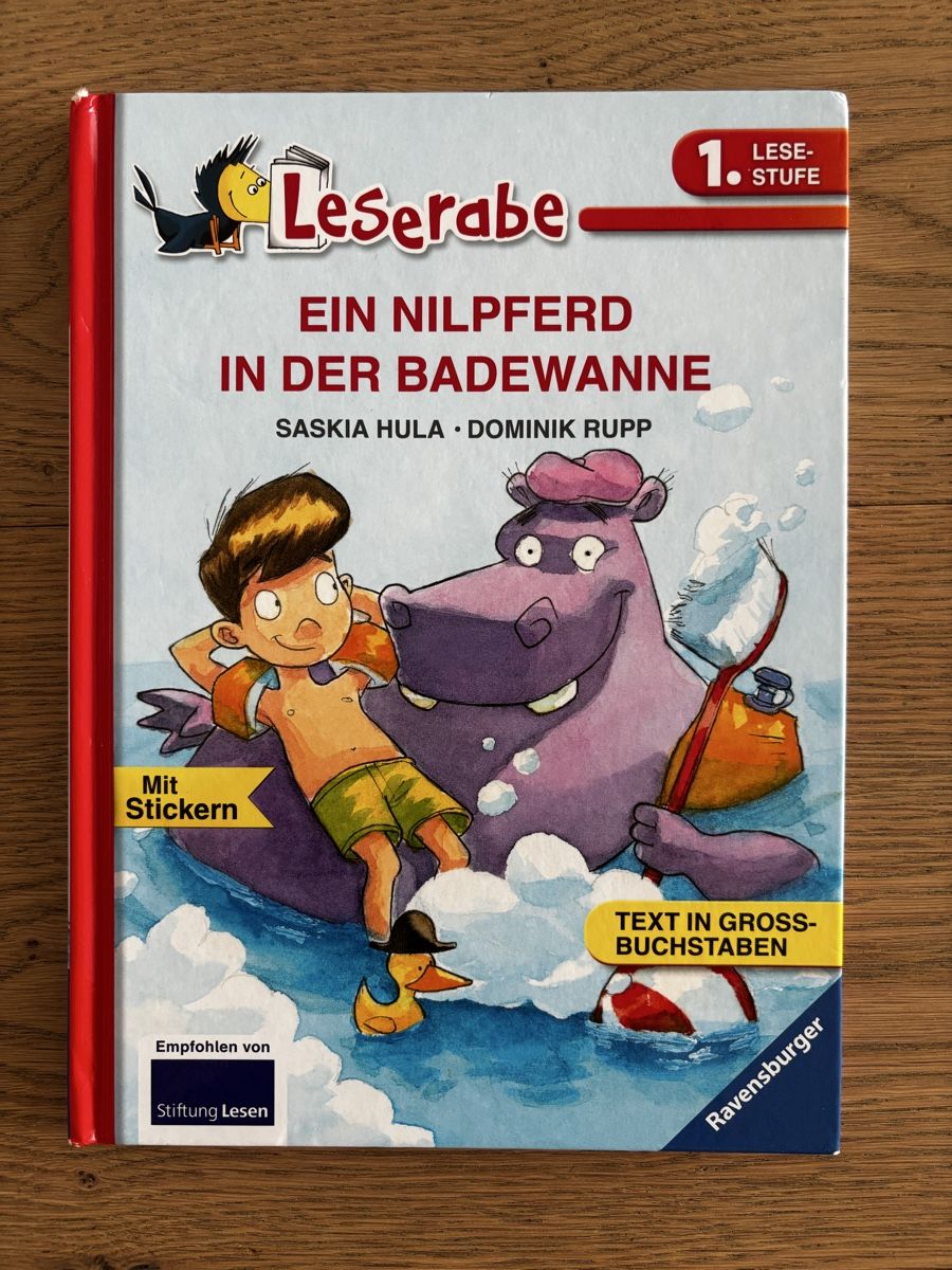 Libri: Leserabe: Nilpferd in der Badewanne – Usato da Mettmenstetten venduto da TAC79